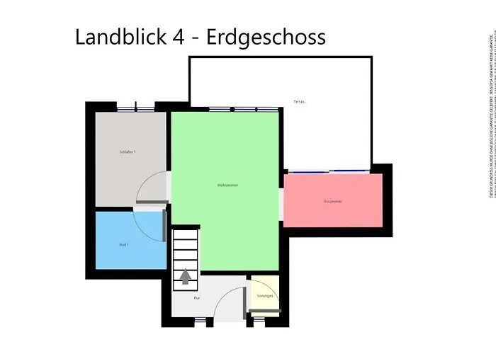 Feriehus Landblick 4 - Luxusferienhaus Fuer Bis Zu 7 Personen *